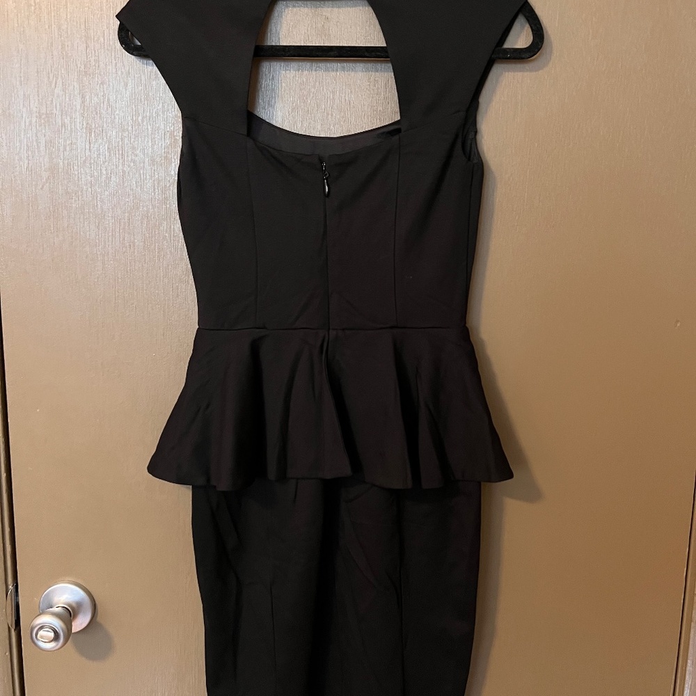 Y2K Bebe Peplum Dress - Picture 2 of 3